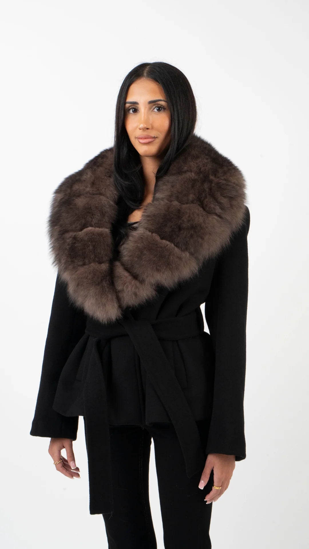 Zimara Fox Fur Coat