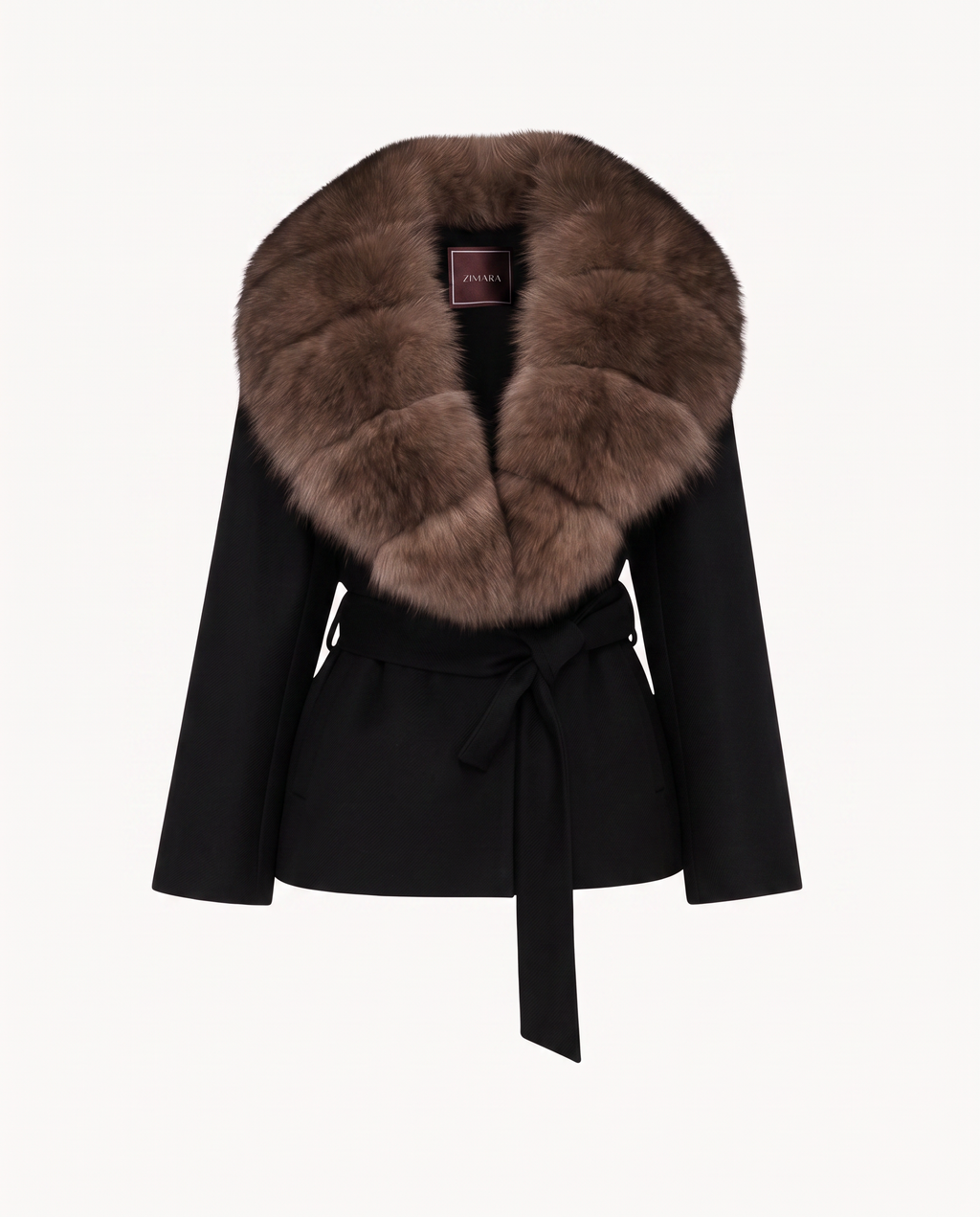 Zimara Fox Fur Coat