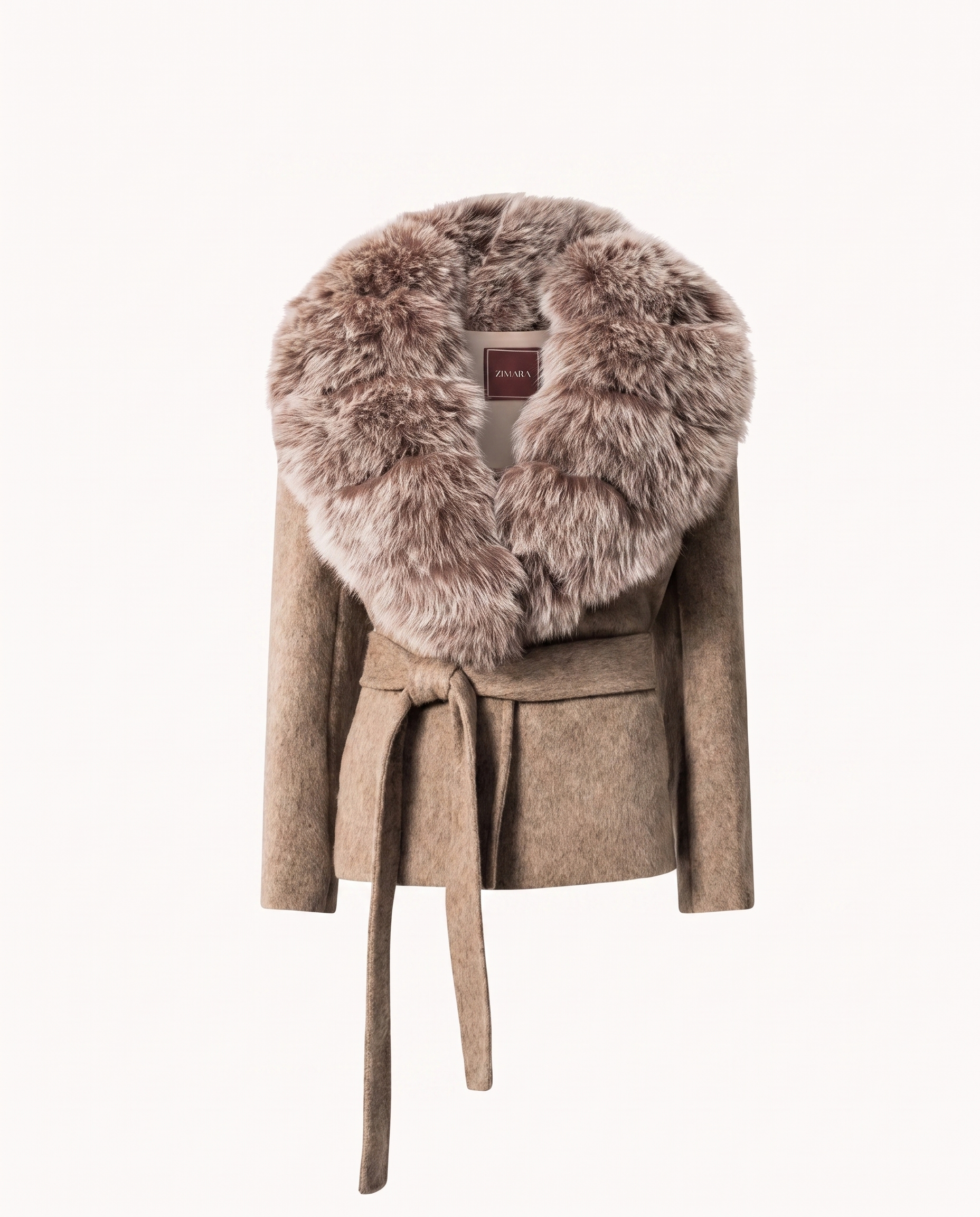 Zimara Fox Fur Coat